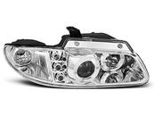 Paire de feux phares Chrysler Voyager 96-01 angel eyes chrome