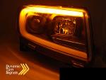 Paire de feux phares Jeep Grand Cherokee 11-13 LED LTI Noir