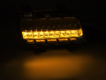 Paire Clignotant Jeep Wrangler JL 2018 a 2023 FULL LED DRL DYN Fume