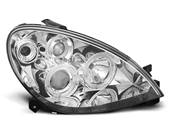 Paire de feux phares avant Citroen Xsara 00-04 angel eyes chrome