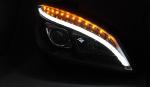 Paire de Phares Mercedes W204 07-10 LED LTI Dynamique noir