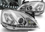 Paire de feux phares Opel Corsa C 00-06 Daylight led chrome