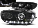 Paire de feux phares VW Scirocco 08-14 Daylight led noir