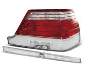 Paire de feux arriere Mercedes classe S W140 95-98 rouge blanc