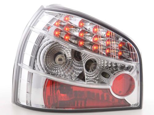 Paire de feux arrière Audi A3 8L 1996 a 2000 Chrome Led