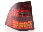 Paire de feux arrière Mercedes ML W163 98-05 rouge Fume Led