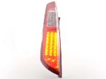 Paire feux arrière Ford Focus 2 5 portes 2008 a 2010 Rouge Chrome Led