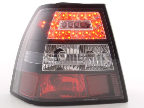 Paire de feux arrière VW Volkswagen Bora 1998 a 2004 Noir Led