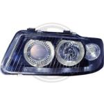 Paire de Phares Angel Eyes Audi A3 8L 2000 a 2003 Noir