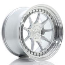 Jante JR Wheels JR47 18x10,5 ET15-22- 5 Trous sur mesure- Silver Machined Face