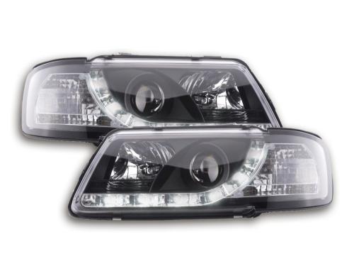 Paire de feux phares Daylight Led Audi A3 8L 1996-2000 Noir