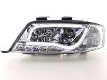 Paire de feux phares Daylight Led Audi A6 4B/C5 97-01 chrome