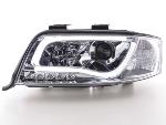 Paire de feux phares Daylight Led Audi A6 C5/4B 2001-2004 chrome