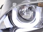 Paire de feux phares Angel Eyes BMW serie 3 E46 Berline 02-05 chrome