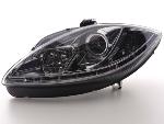 Paire de feux phares Daylight led Seat Leon 2 1P de 2009 a 2013 chrome