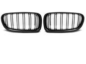 Grilles calandre BMW serie 5 F10/F11 de 2010 a 2016 Noir brillant Double barre