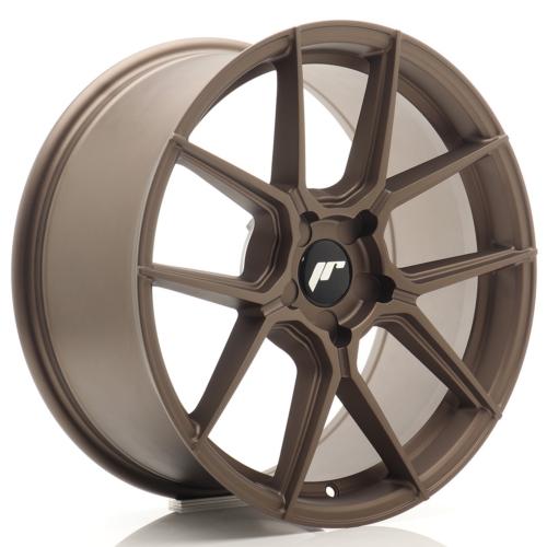 Jante JR Wheels JR30 18x8 ET20-40 - 5 trous sur mesure - Bronze matt