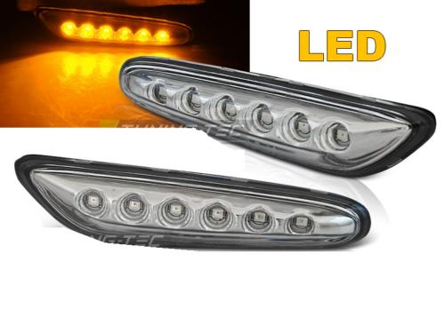 Paire Clignotant Repetiteur BMW serie 3 E46 Berline 2001 a 2005 Chrome led