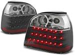 Paire de feux arriere VW Golf 3 91-97 noir blanc led