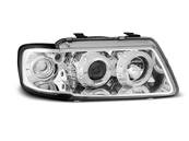 Paire de feux phares Audi A3 8L 96-00 Angel eyes chrome