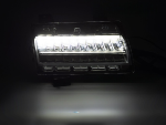 Paire Clignotant Jeep Wrangler JL 2018 a 2023 FULL LED DRL DYN Fume