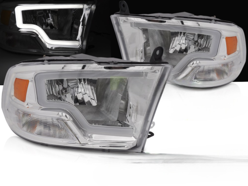 Paire de feux phares Dodge Ram 09-18 LED LTI chrome