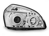 Paire de feux phares Hyundai Tucson 04-10 angel eyes chrome