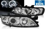 Paire de feux phares Opel Vectra B 99-02 angel eyes CCFL chrome