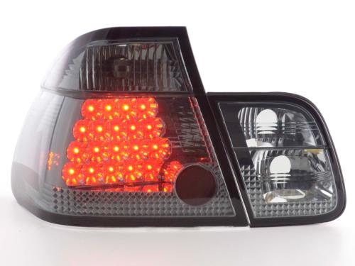 Paire de feux arrière BMW serie 3 E46 Berline 01-05 Fume Led