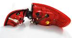 Paire de feux arriere Audi A3 8P sportback de 2004 a 2008 rouge et blanc led