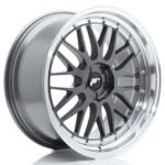 Jante JR Wheels JR23 20x10 ET35- 5x120 -Hyper Gray w/ Machined Lip