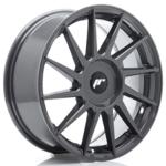 Jante JR Wheels JR22 17x7 ET20-40 - Trous sur mesure - Hyper Gray