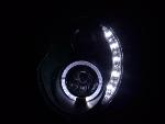 Paire de feux phares Daylight Led Mini Cooper R50 01-04 Noir