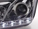 Paire de feux phares Daylight Led Ford Focus 05-08 Chrome