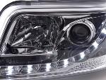 Paire de feux phares Daylight led DRL VW Bus T5 de 03-09 chrome