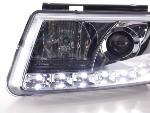 Paire de feux phares Daylight Led VW Passat 3B de 97-00 Chrome