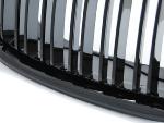 Paire grilles calandre BMW X6 E71 08-14 Look Sport Noir glossy