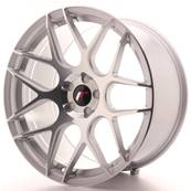 Jante JAPAN RACING JR18 20" x 10" Multi Perçage ET 20-45 Machined Face Silver