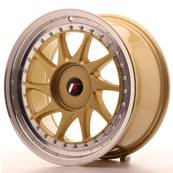 Jante JAPAN RACING JR26 17x8 ET20-35 BLANK Gold Machined Lip