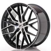 Jante JAPAN RACING JR28 22x10,5 ET15-50 5H BLANK Glossy Black Machined Face