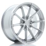 Jante JR Wheels JR37 17x8 ET20-40 Blank Silver Machined Face