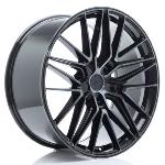 Jante JR Wheels JR38 22x10.5 ET10-46 Blank Black Brushed w/Tinted Face