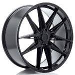 Jante JR Wheels JR44 21x9,5 ET20-45 - 5 trous sur mesure - Noir brillant