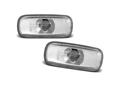 Paire de clignotant repetiteur Audi A6 C5 1997 a 2004 chrome