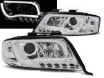 Paire de feux phares Audi A6 97-01 led LTI chrome