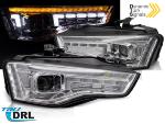 Paire de feux phares Audi A5 11-16 Xenon DRL LED Dyn chrome