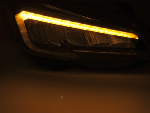 Paire Feux Phares Subaru WRX de 2008 a 2014 FULL LED DRL Dyn Noir