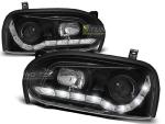 Paire de feux phares VW Golf 3 91-97 daylight led noir