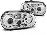 Paire de feux phares VW Golf 4 de 1997 a 2003 Look R32 chrome