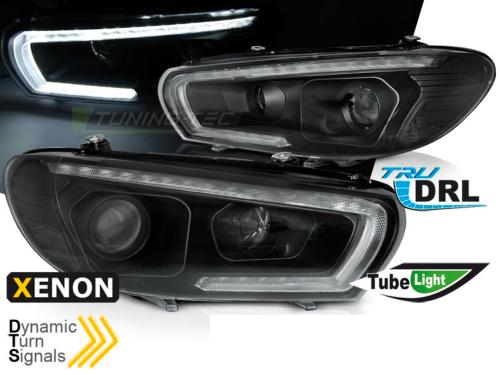 Paire de feux phares Daylight DRL LTI Led VW Scirocco de 08-14 Xenon Noir